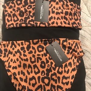 PrettyLittleThing animal print bikini